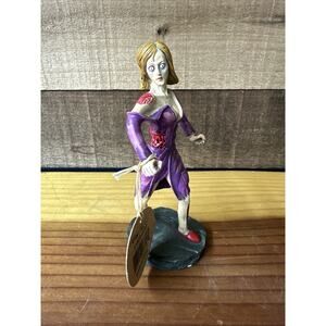 Badass Biters Disfigured Zombie Mom Figurine Signed Tag 6”